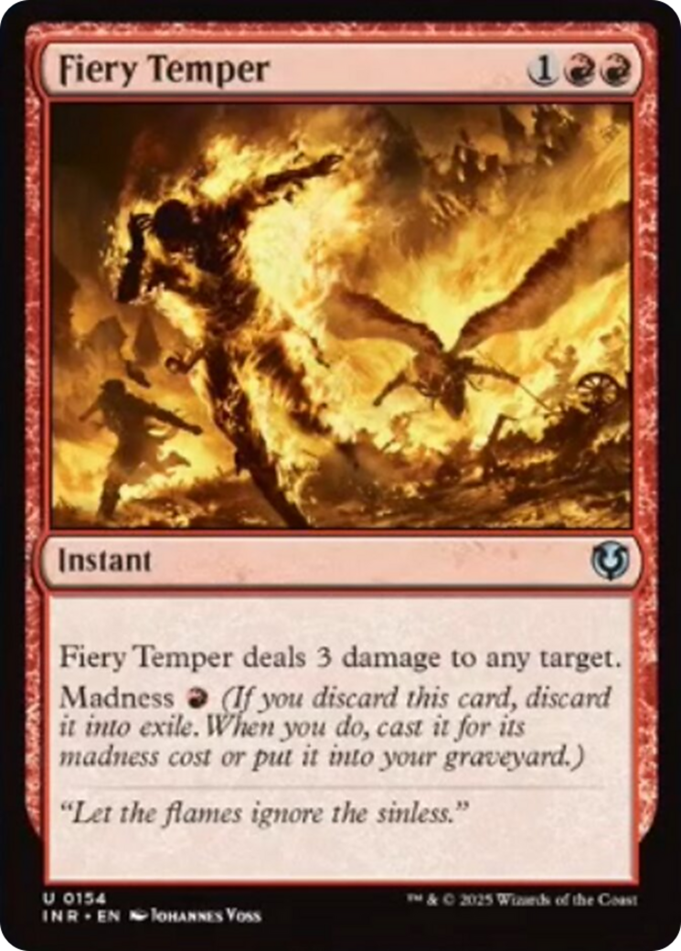 Fiery Temper [Innistrad Remastered] | Good Games Morley