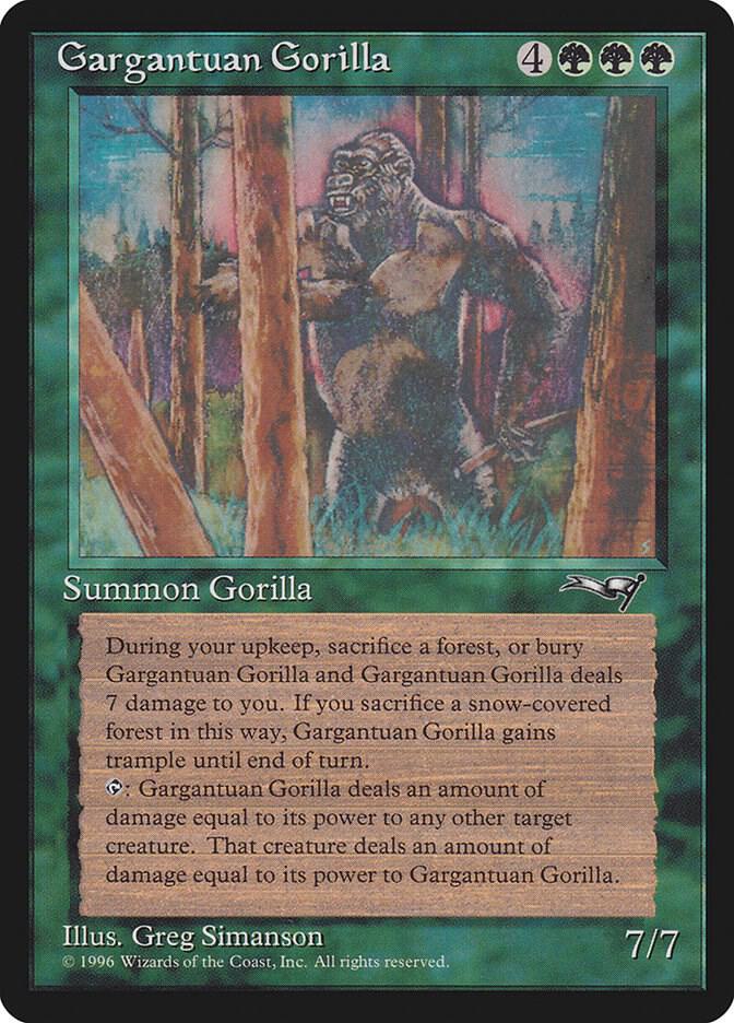 Gargantuan Gorilla 91/199 (Alliances)  | Good Games Morley