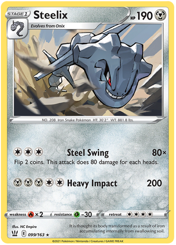 Steelix (099/163) [Sword & Shield: Battle Styles] | Good Games Morley