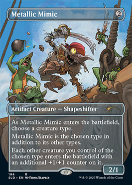 Metallic Mimic (Borderless) [Secret Lair Drop Series] | Good Games Morley