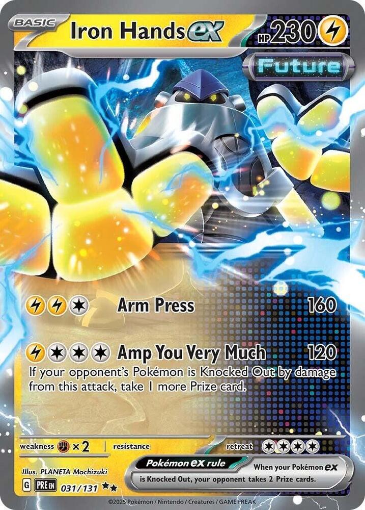 Iron Hands ex (031/131) [Scarlet & Violet: Prismatic Evolutions] | Good Games Morley