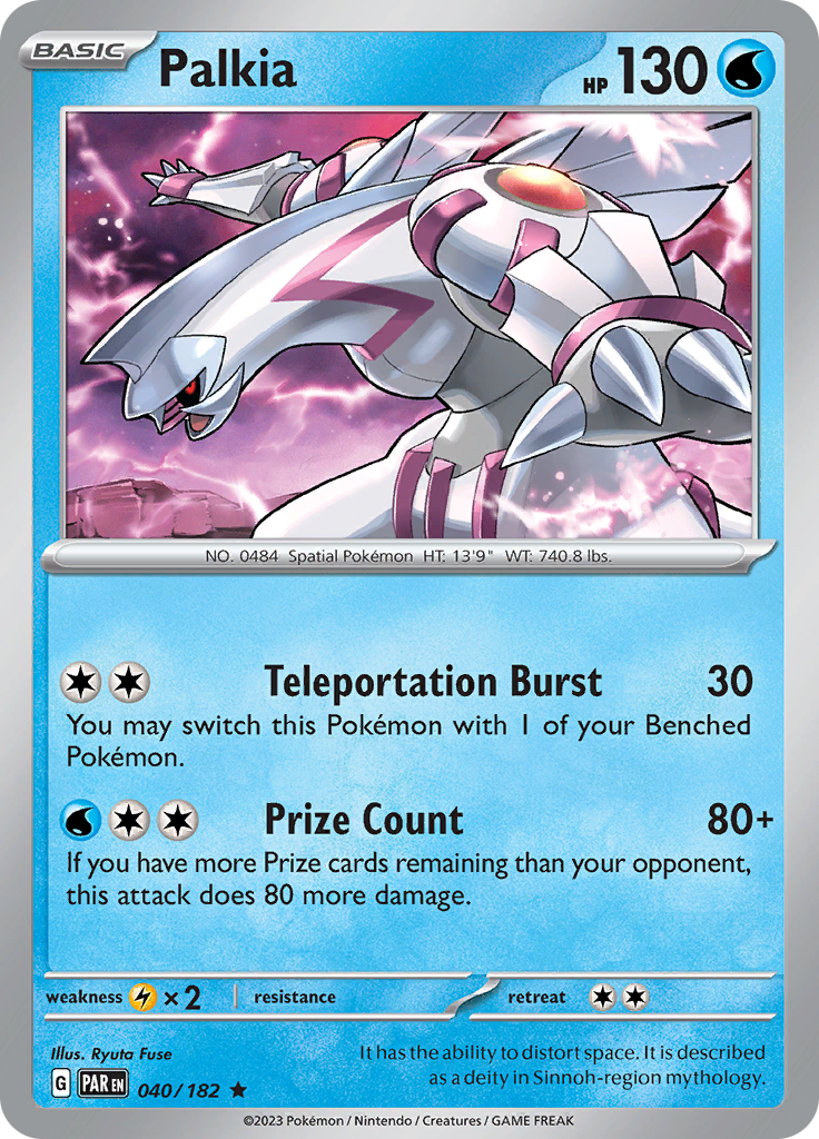 Palkia (040/182) [Scarlet & Violet: Paradox Rift] | Good Games Morley