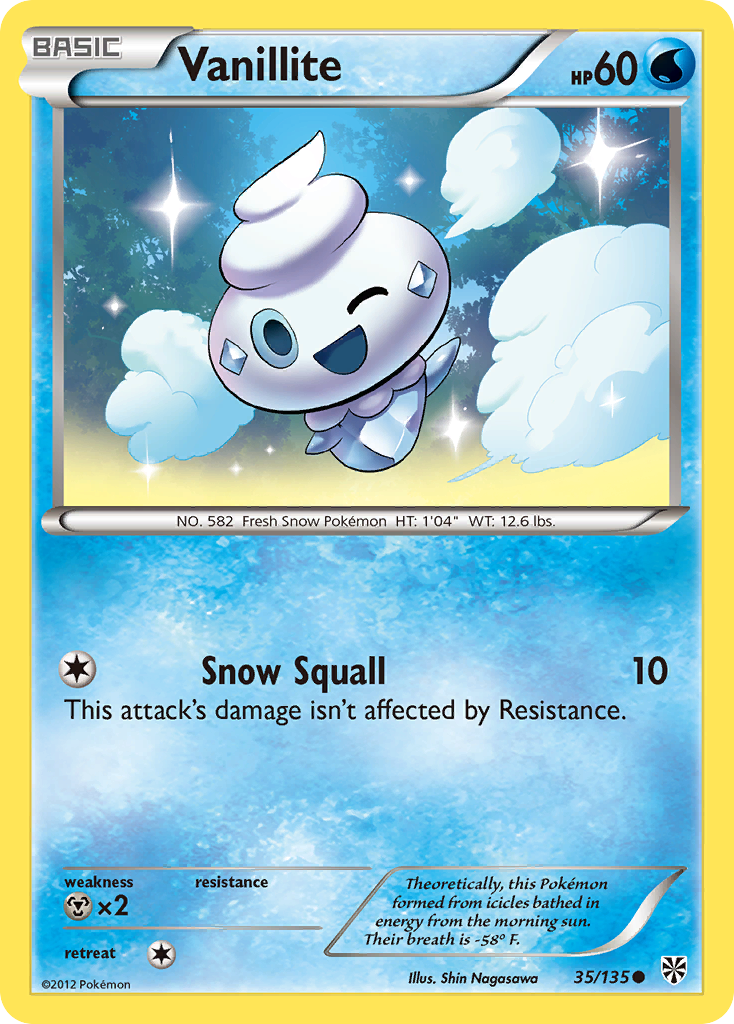 Vanillite (35/135) [Black & White: Plasma Storm] | Good Games Morley