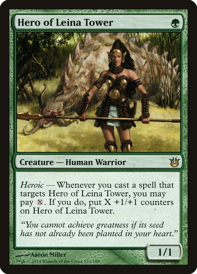 Hero of Leina Tower 123/165 (Born of the Gods)  | Good Games Morley