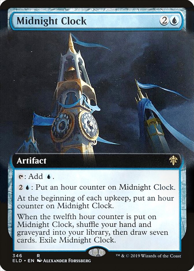 Midnight Clock (Extended Art) [Throne of Eldraine] | Good Games Morley