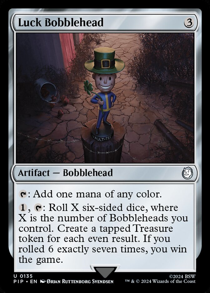 Luck Bobblehead 135 (Universes Beyond: Fallout)  | Good Games Morley