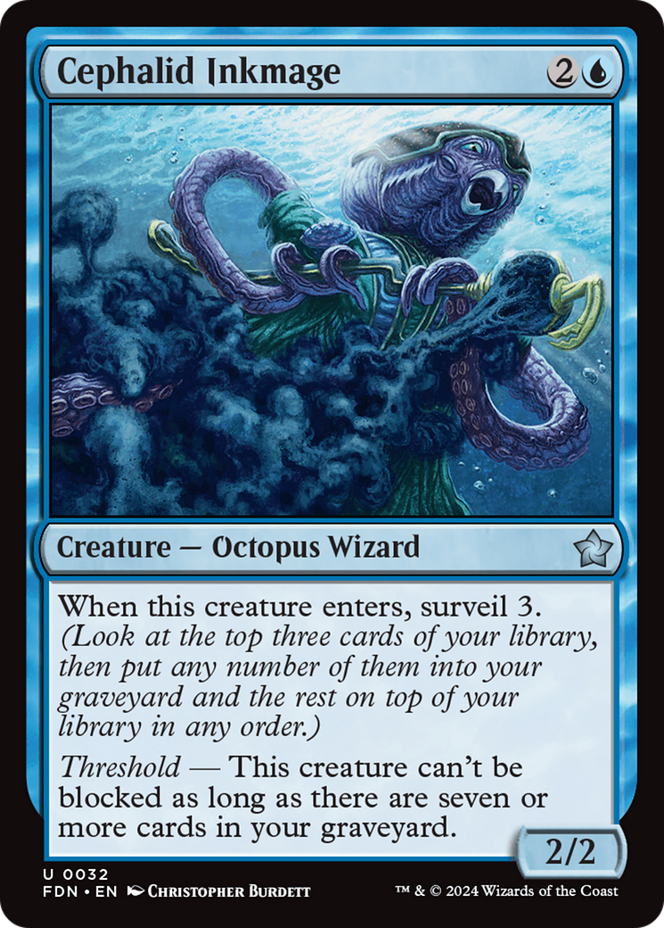 Cephalid Inkmage [Foundations] | Good Games Morley