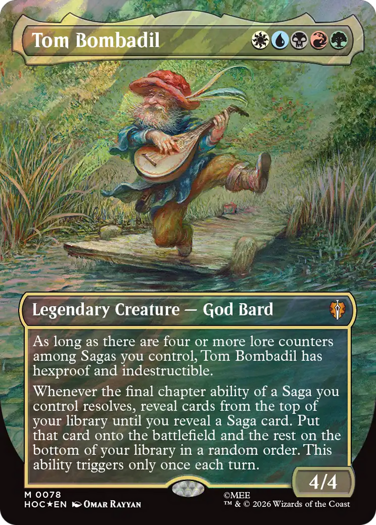 Tom Bombadil (Borderless) (Surge Foil) [The Hobbit] | Good Games Morley
