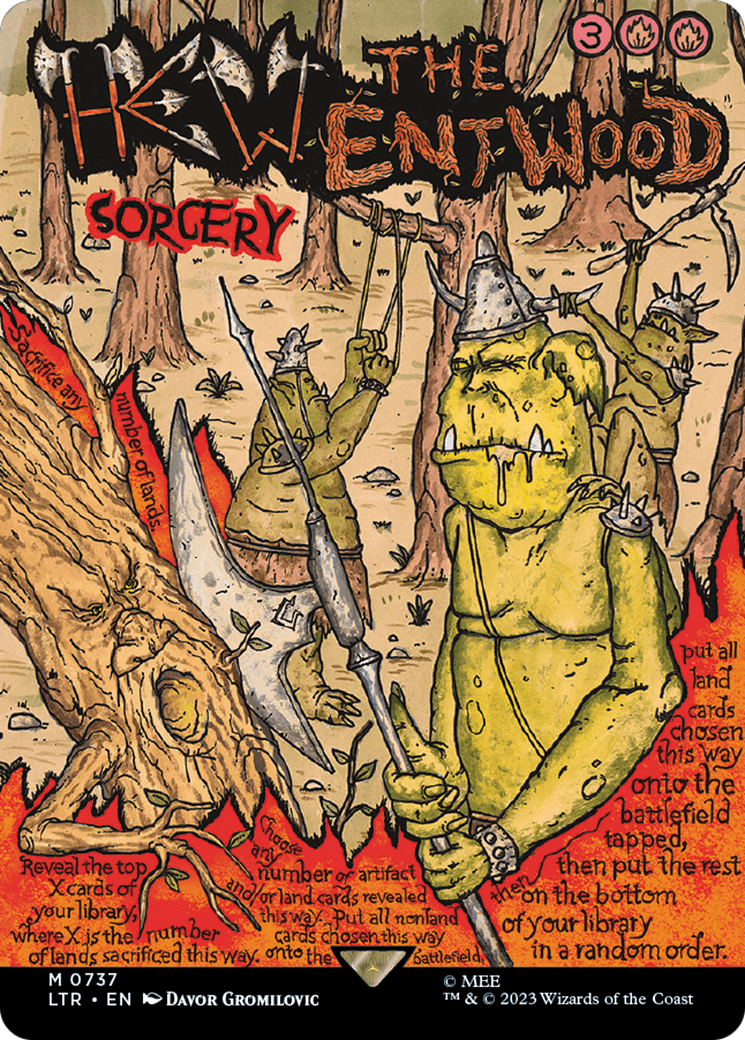 Hew the Entwood (Borderless Poster) [The Lord of the Rings: Tales of Middle-Earth] | Good Games Morley