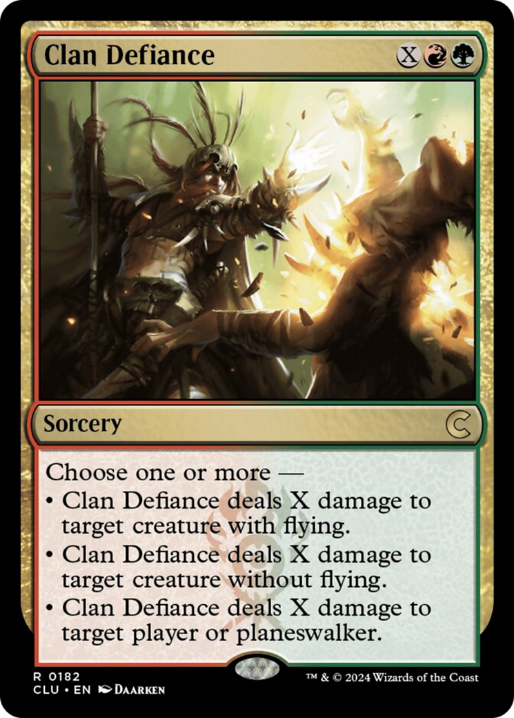 Clan Defiance [Ravnica: Clue Edition] | Good Games Morley