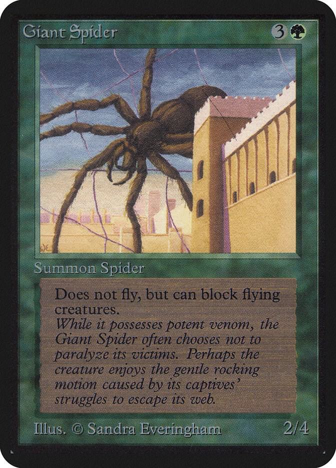 Giant Spider 198/295 (Alpha Edition)  | Good Games Morley