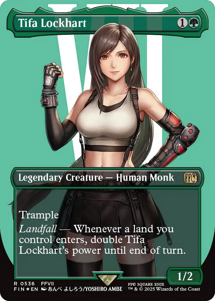Tifa Lockhart (Borderless) (Surge Foil) [FINAL FANTASY] | Good Games Morley