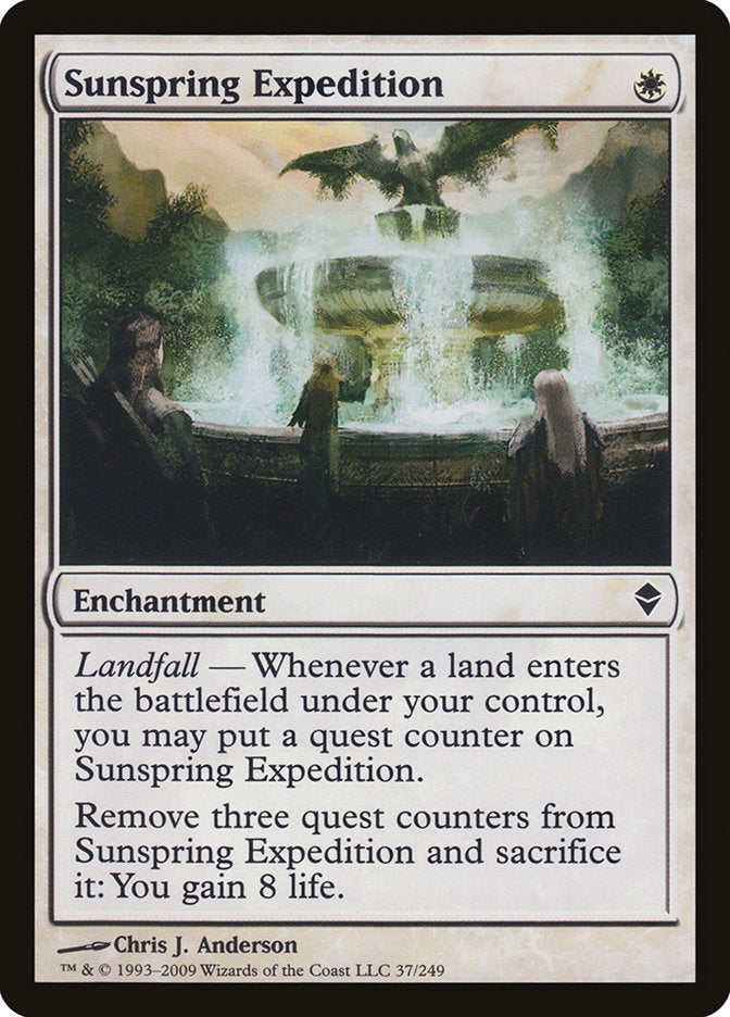 Sunspring Expedition 37/249 (Zendikar)  | Good Games Morley