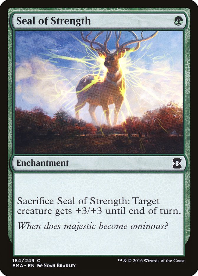 Seal of Strength 184/249 (Eternal Masters)  - Foil | Good Games Morley