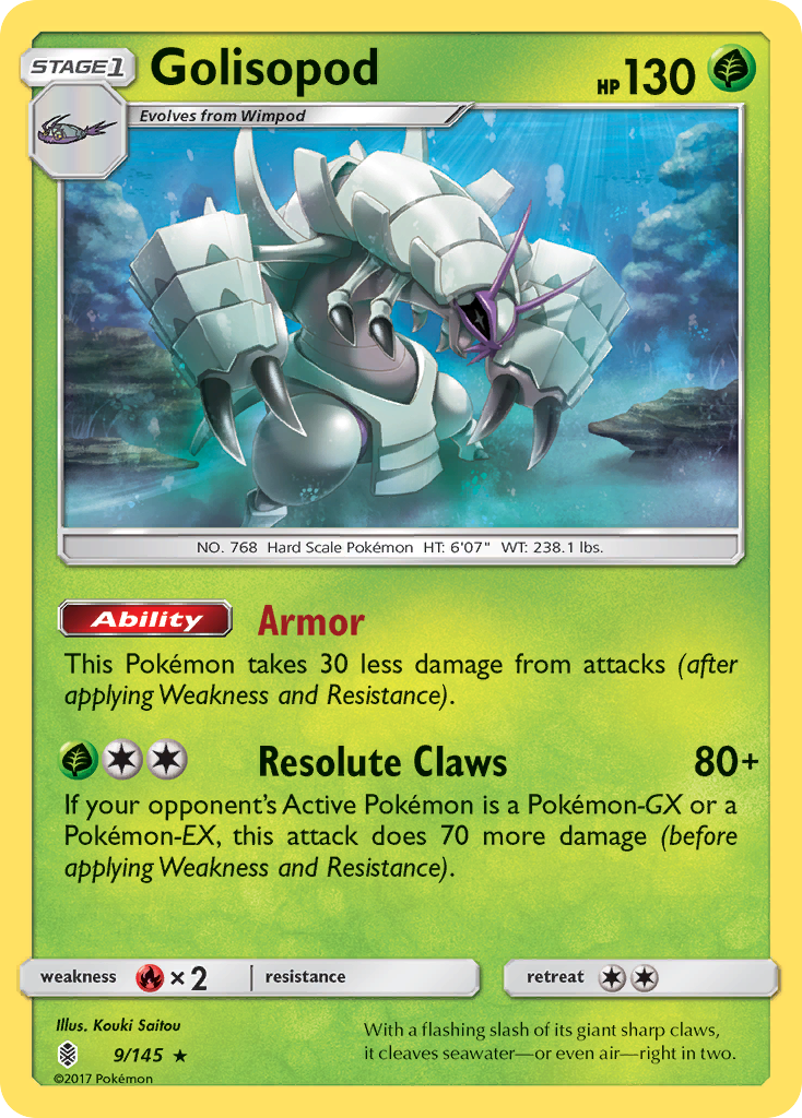 Golisopod (9/145) [Sun & Moon: Guardians Rising] | Good Games Morley