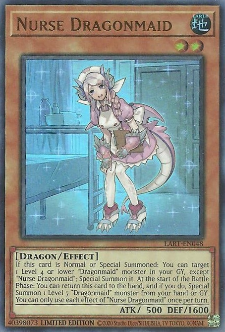 Nurse Dragonmaid [LART-EN048] Ultra Rare | Good Games Morley