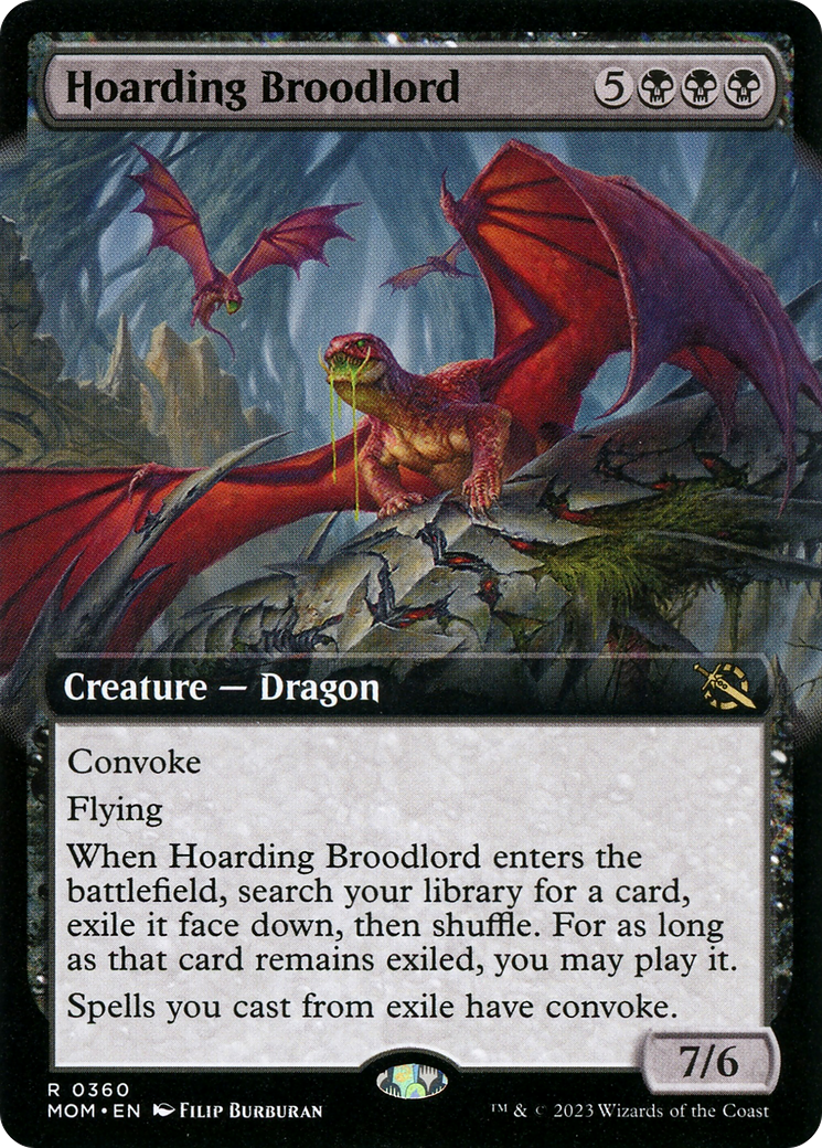Hoarding Broodlord (Extended Art) [March of the Machine] | Good Games Morley