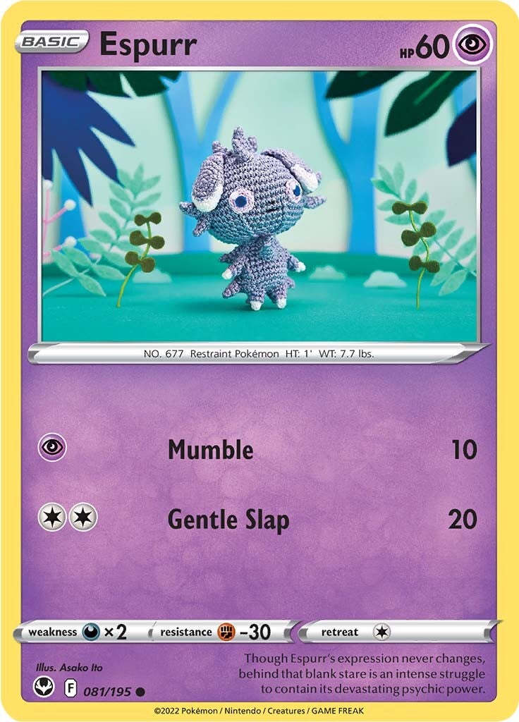 Espurr (081/195) [Sword & Shield: Silver Tempest] | Good Games Morley