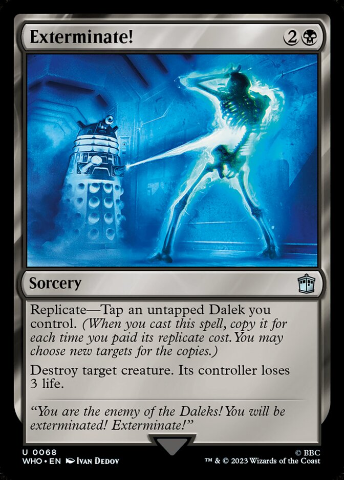 Exterminate! 68/331 (Universes Beyond: Doctor Who)  - Foil | Good Games Morley