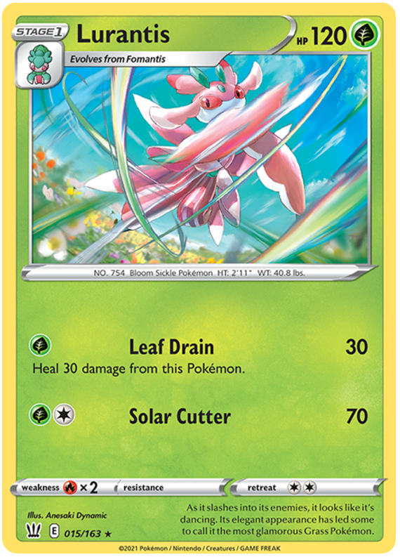 Lurantis (015/163) [Sword & Shield: Battle Styles] | Good Games Morley