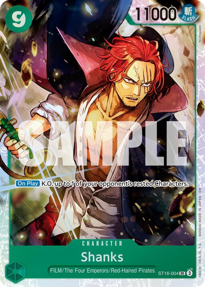 Shanks (Reprint) ST16-004 (Premium Booster -The Best- Vol. 2)  - Foil | Good Games Morley