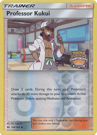 Professor Kukui (128/149) (Regional Championship Promo) [Sun & Moon: Base Set] | Good Games Morley