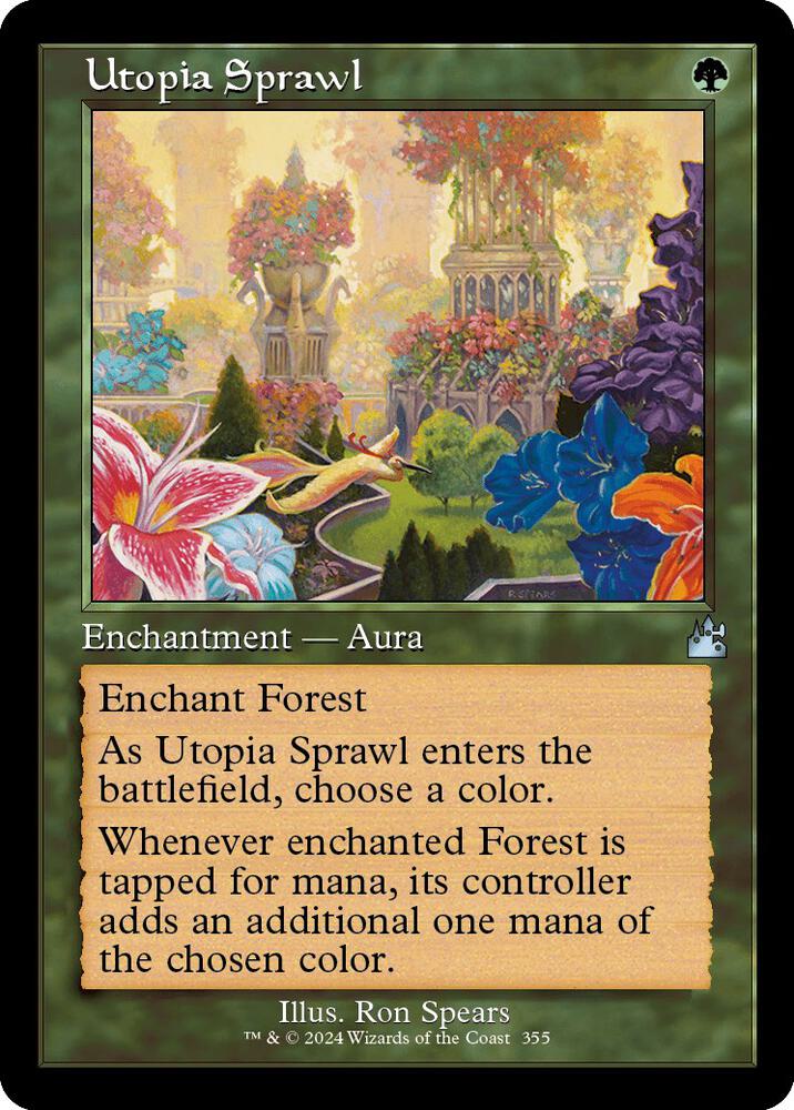 Utopia Sprawl 355/291 (Ravnica Remastered)  - Retro Foil | Good Games Morley