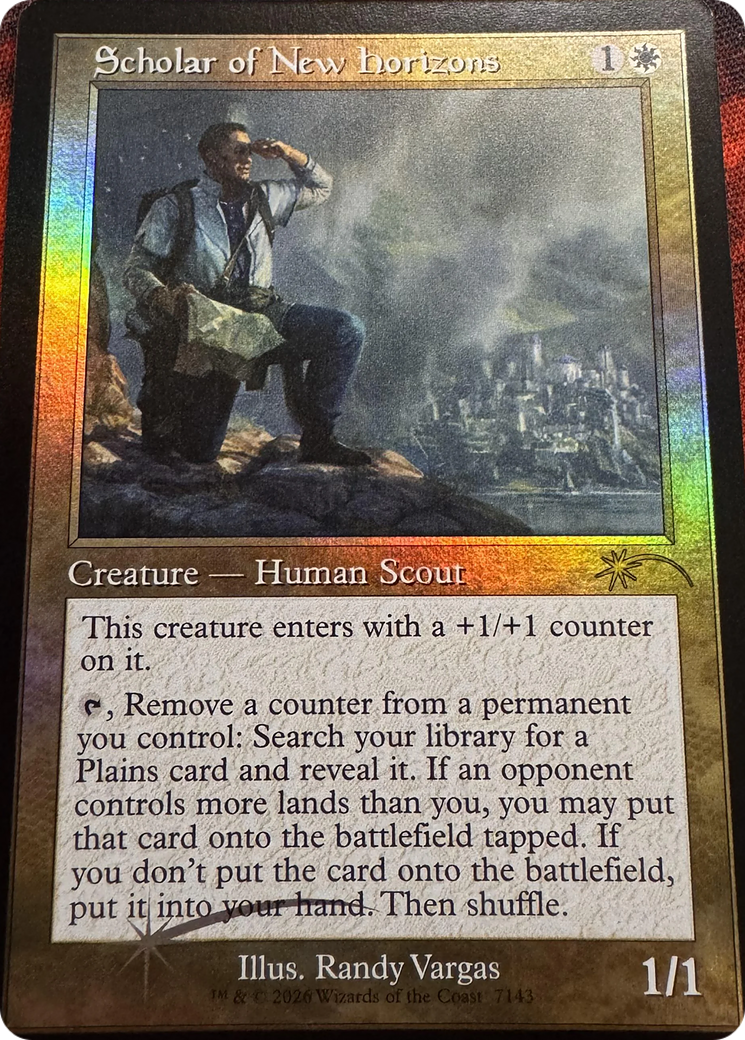 Scholar of New Horizons (Retro Frame) [Secret Lair Drop Series] | Good Games Morley