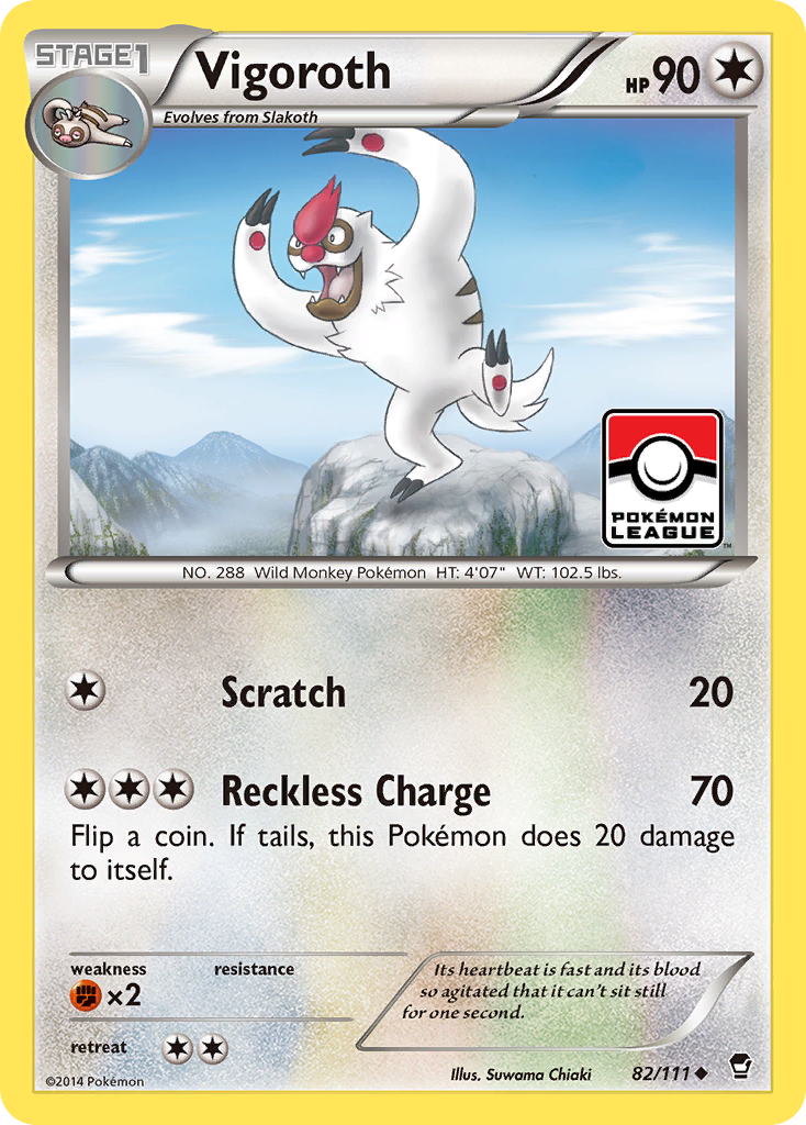 Vigoroth (82/111) [XY: Furious Fists] | Good Games Morley