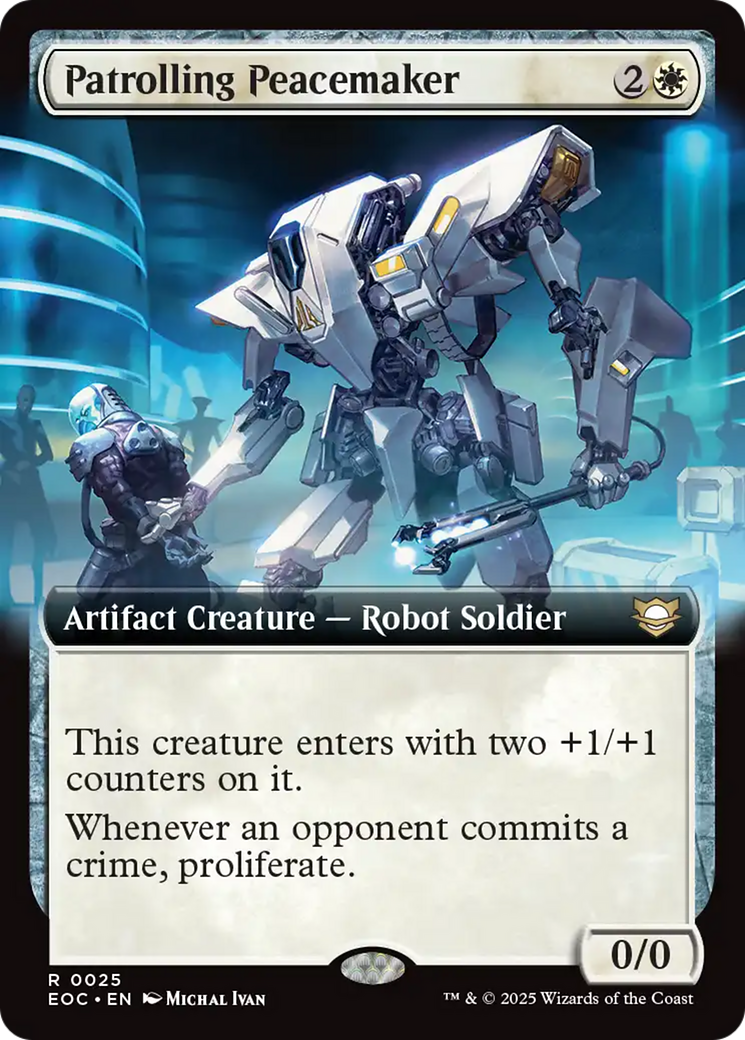Patrolling Peacemaker (Extended Art) [Edge of Eternities Commander] | Good Games Morley