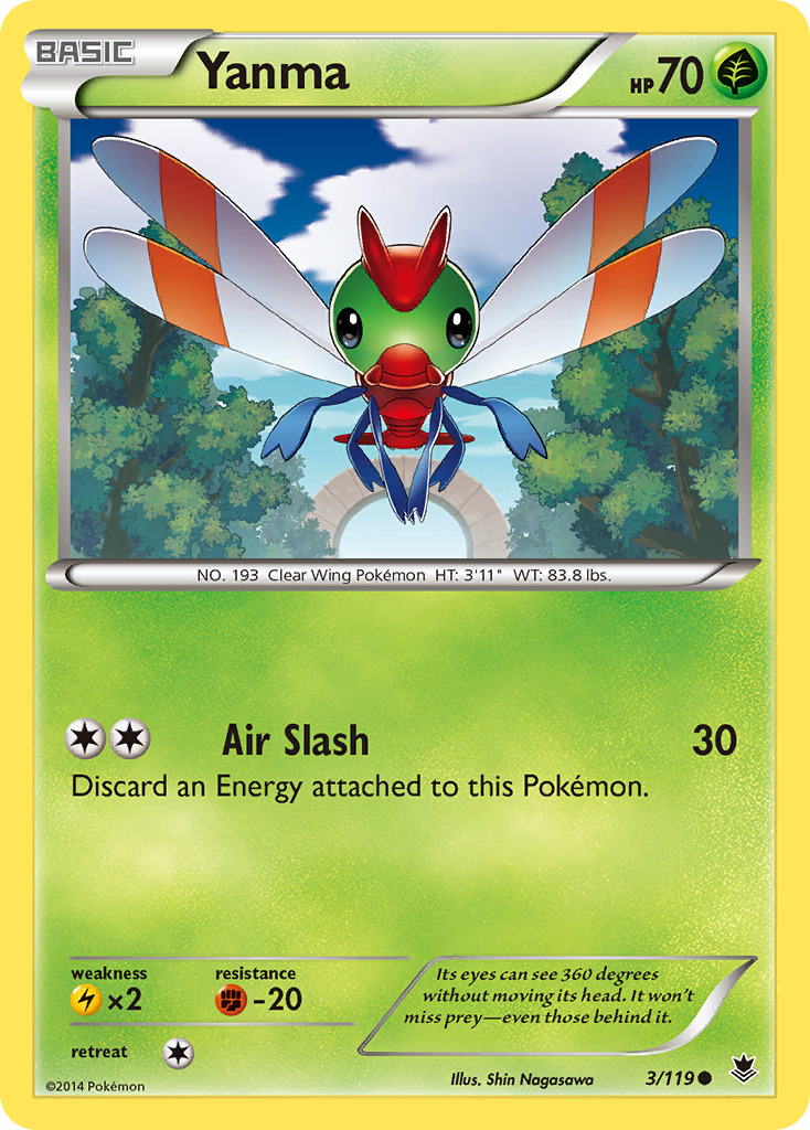 Yanma (3/119) [XY: Phantom Forces] | Good Games Morley
