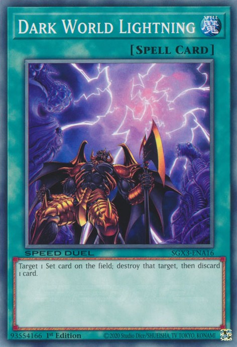 Dark World Lightning [SGX3-ENA16] Common | Good Games Morley
