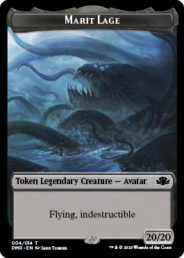 Goblin // Marit Lage Double-Sided Token [Dominaria Remastered Tokens] | Good Games Morley