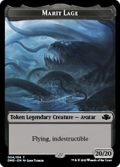 Goblin // Marit Lage Double-Sided Token [Dominaria Remastered Tokens] | Good Games Morley