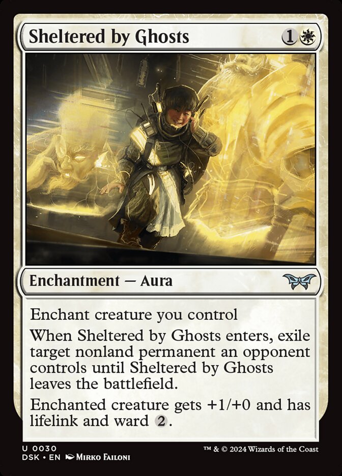 Sheltered by Ghosts 30 (Duskmourn: House of Horror)  - Foil | Good Games Morley