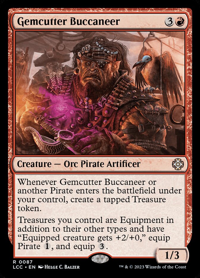 Gemcutter Buccaneer 87 (Commander: The Lost Caverns of Ixalan)  | Good Games Morley