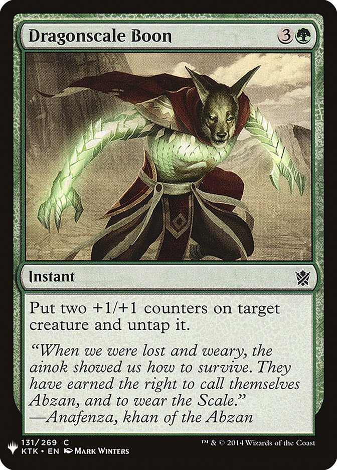 Dragonscale Boon [Mystery Booster] | Good Games Morley