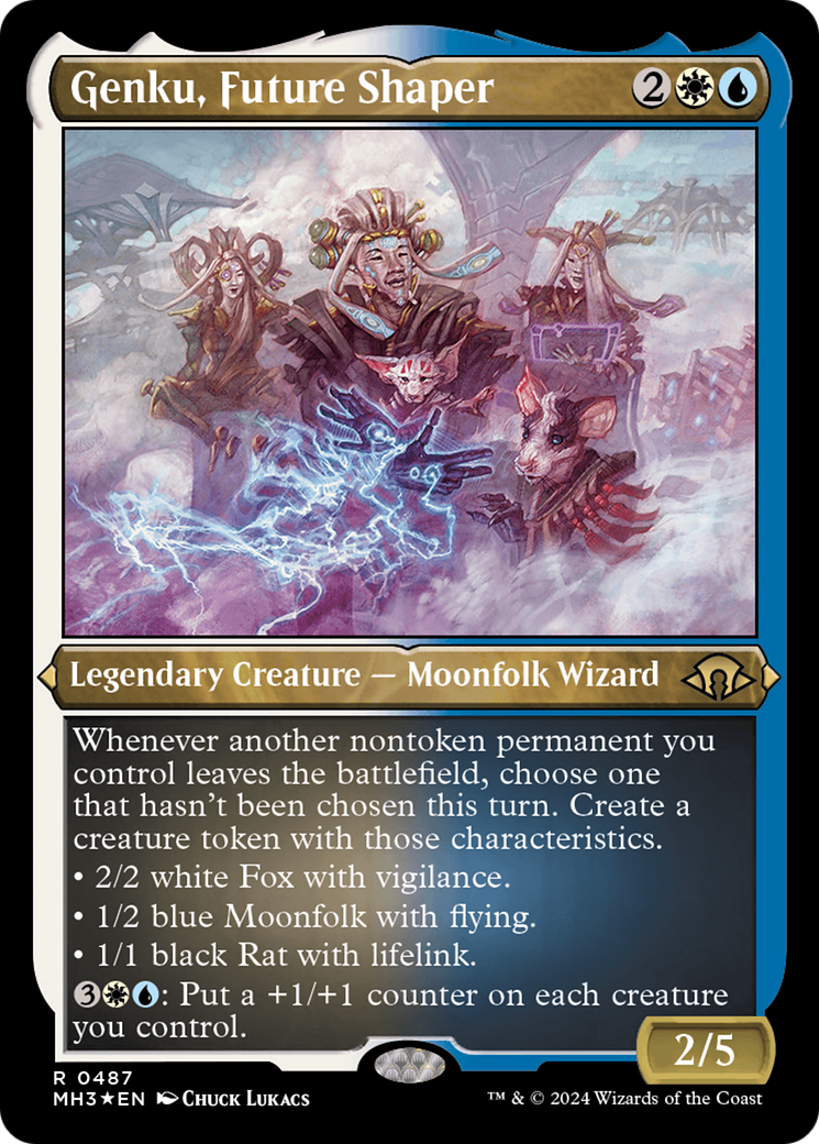 Genku, Future Shaper (Foil Etched) [Modern Horizons 3] | Good Games Morley