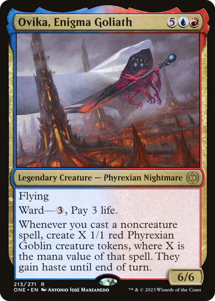 Ovika, Enigma Goliath [Phyrexia: All Will Be One] | Good Games Morley