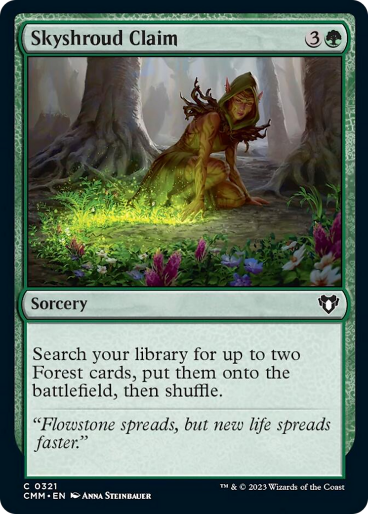 Skyshroud Claim [Commander Masters] | Good Games Morley