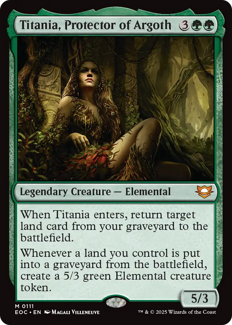 Titania, Protector of Argoth [Edge of Eternities Commander] | Good Games Morley