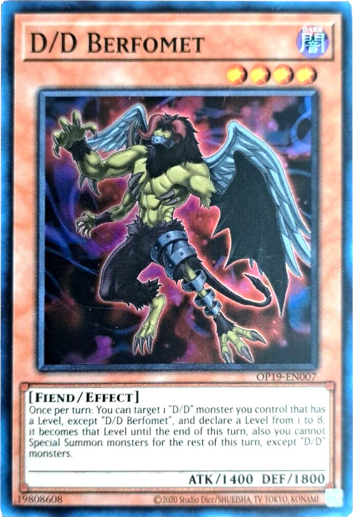 D/D Berfomet [OP19-EN007] Super Rare | Good Games Morley