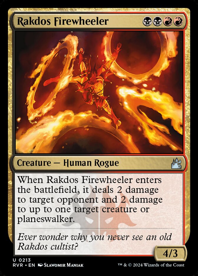 Rakdos Firewheeler 213/291 (Ravnica Remastered)  | Good Games Morley