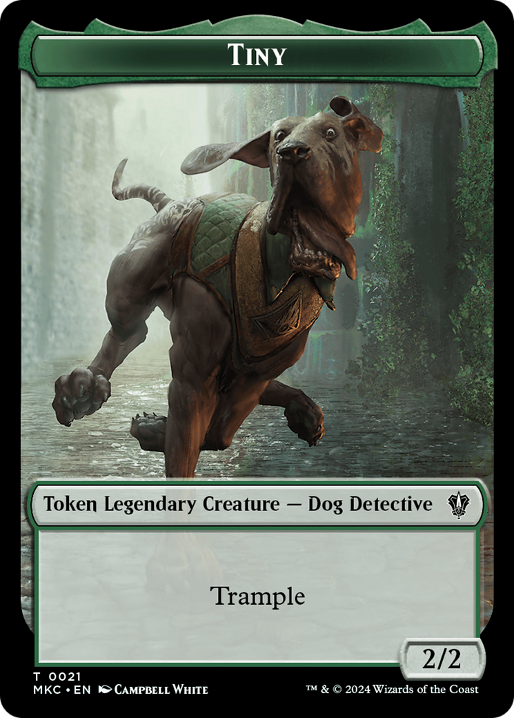 Eldrazi // Tiny Double-Sided Token [Murders at Karlov Manor Commander Tokens] | Good Games Morley