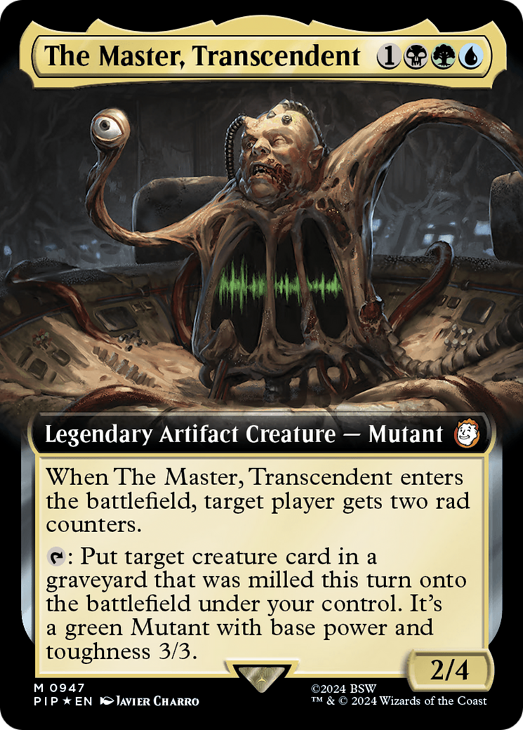 The Master, Transcendent (Extended Art) (Surge Foil) [Fallout] | Good Games Morley