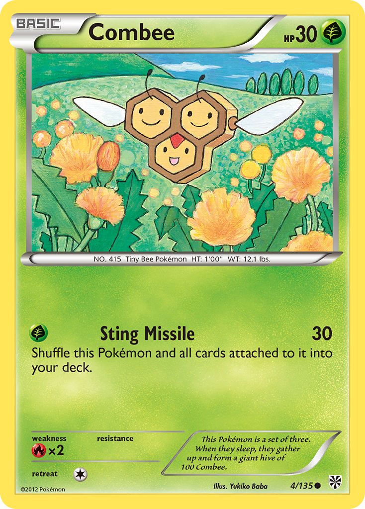 Combee (4/135) [Black & White: Plasma Storm] | Good Games Morley