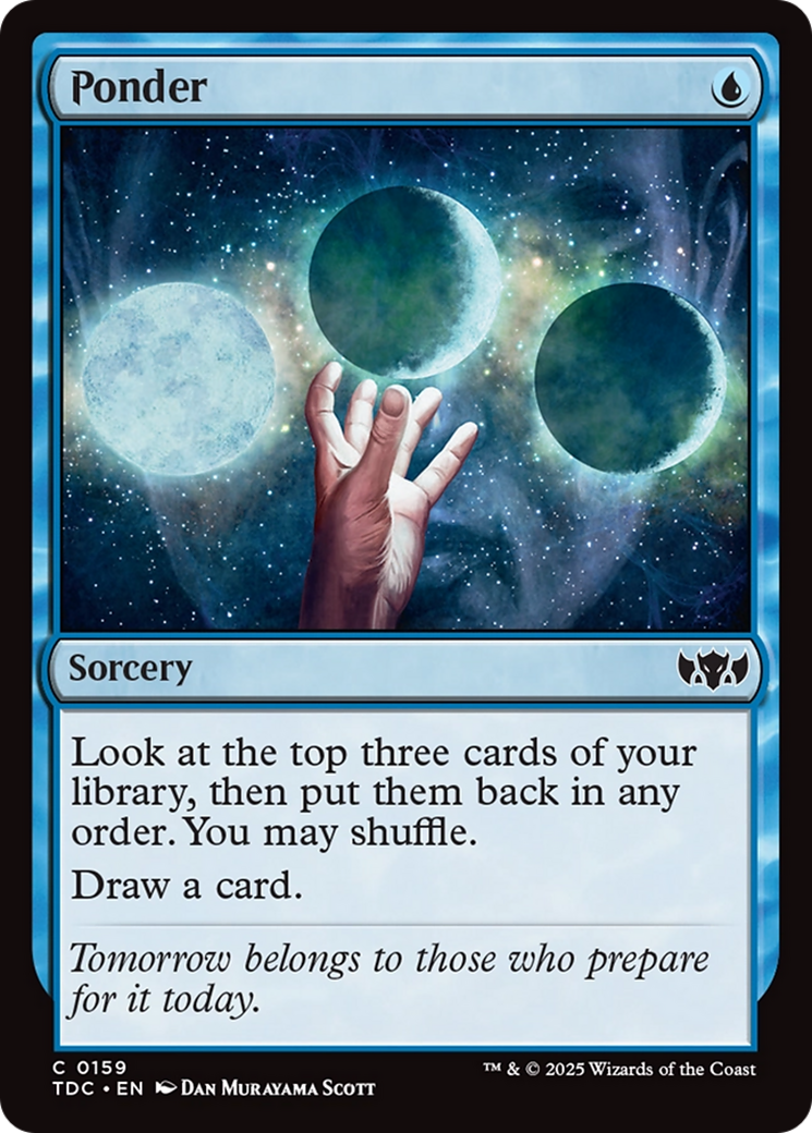 Ponder [Tarkir: Dragonstorm Commander] | Good Games Morley