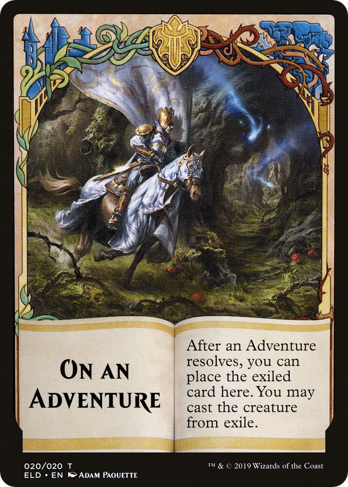 Emblem On An Adventure Spirit Double Sided Token Challenger 2020 20 // 1 (Unique and Miscellaneous Promos)  | Good Games Morley