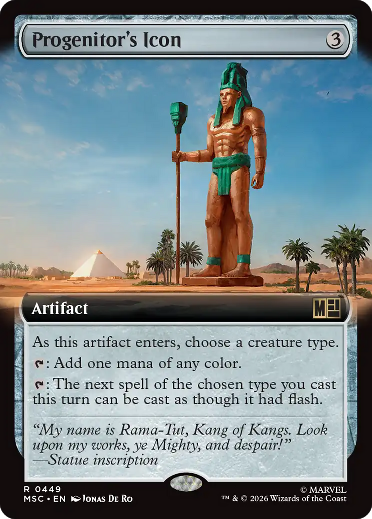 Progenitor's Icon (Extended Art) [Marvel Super Heroes Commander] | Good Games Morley