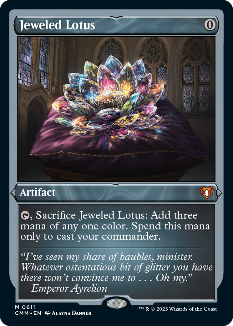 Jeweled Lotus (Foil Etched) [Commander Masters] | Good Games Morley